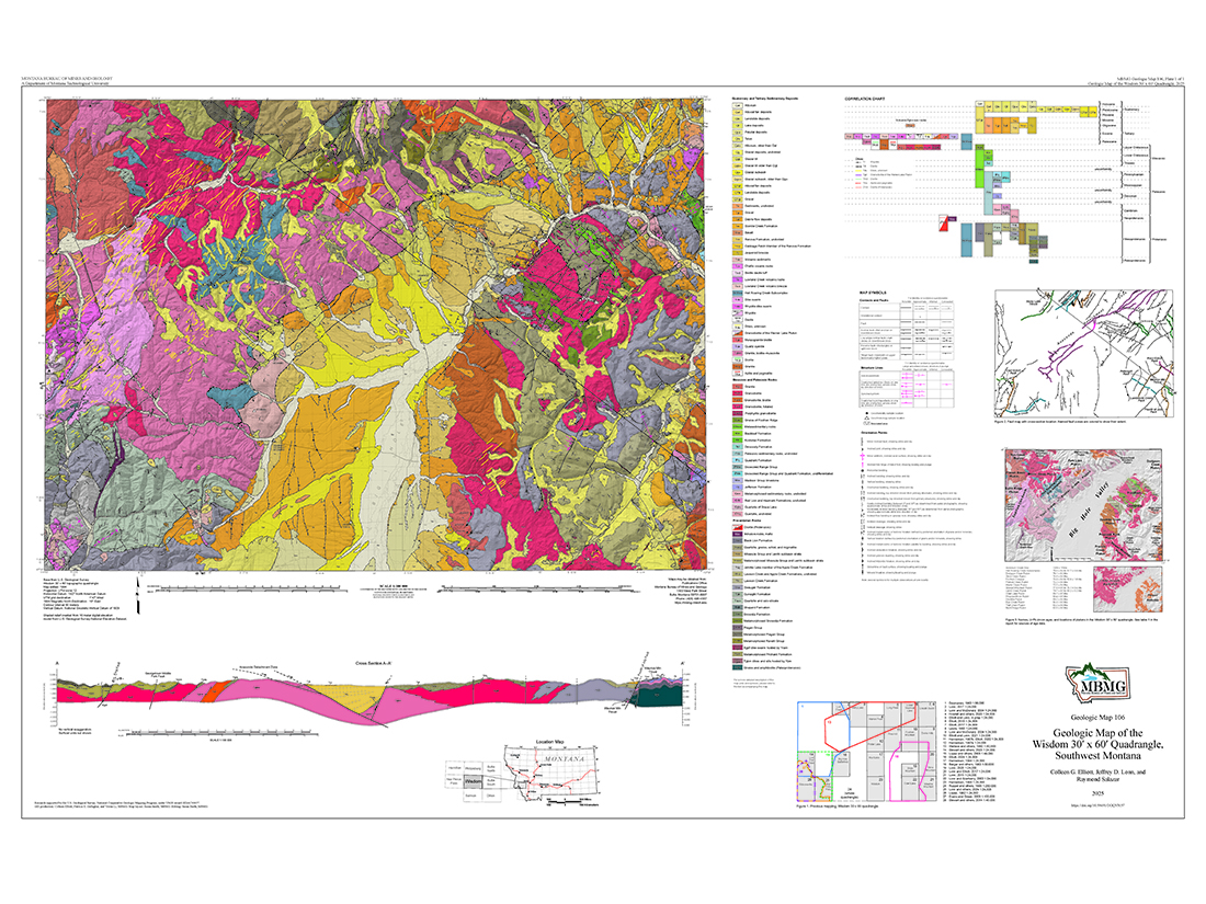 Geologic map of the Wisdom